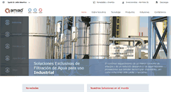Desktop Screenshot of amiad.es